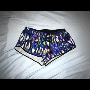 multicolor athletic shorts